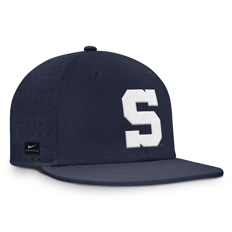 Casquette ajustée Nike True Dri-FIT bleu marine Penn State Nittany Lions pour homme