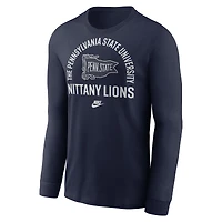 Men's Nike Navy Penn State Nittany Lions Legacy Arched Logo Long Sleeve T-Shirt