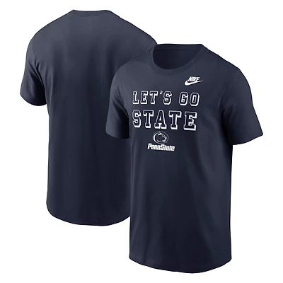T-shirt Nike bleu marine Penn State Nittany Lions Legacy Nickname pour homme