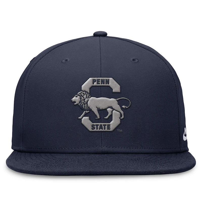 Casquette ajustée Nike Penn State Nittany Lions Legacy True pour hommes, bleu marine