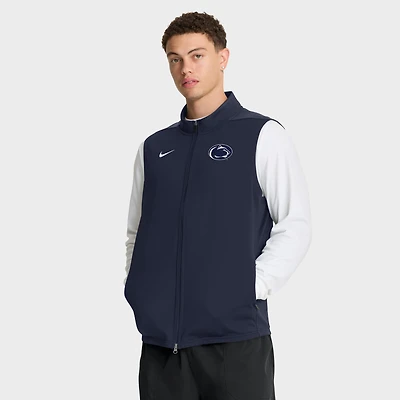 Men's Nike Navy Penn State Nittany Lions Primetime Victory Performance Full-Zip Vest