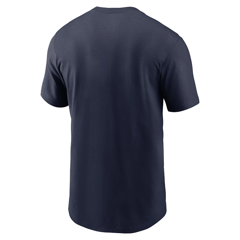 T-shirt Nike bleu marine avec logo Penn State Nittany Lions Primetime Evergreen pour homme