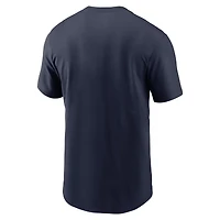 T-shirt Nike bleu marine avec logo Penn State Nittany Lions Primetime Evergreen pour homme