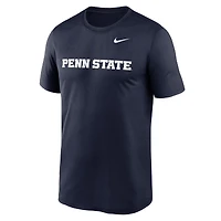 Men's Nike Navy Penn State Nittany Lions Primetime Legend Wordmark T-Shirt
