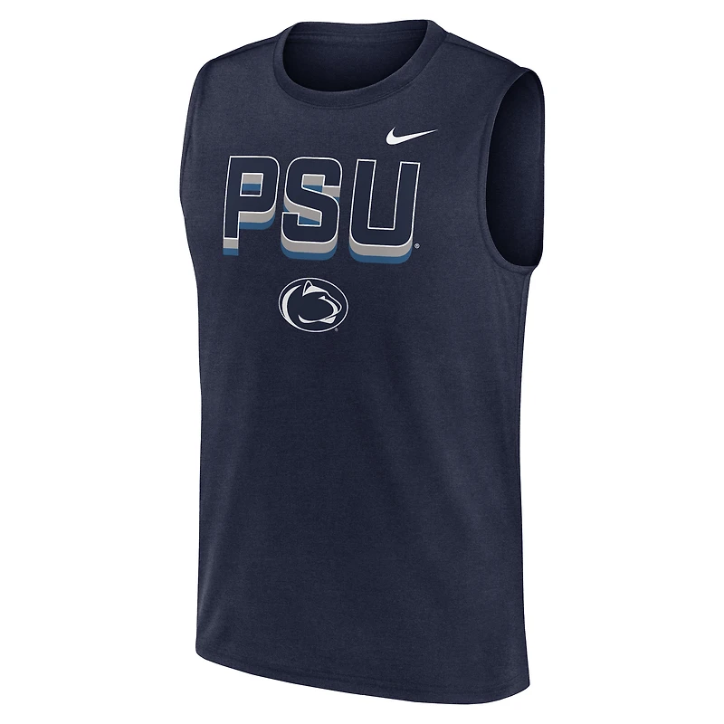 Débardeur Nike bleu marine Penn State Nittany Lions Primetime Tricode Legend Dri-FIT pour homme