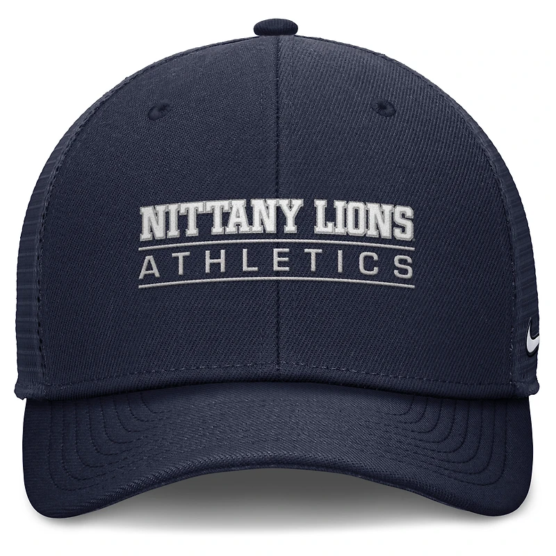 Casquette ajustable Nike Penn State Nittany Lions Rise bleu marine pour homme