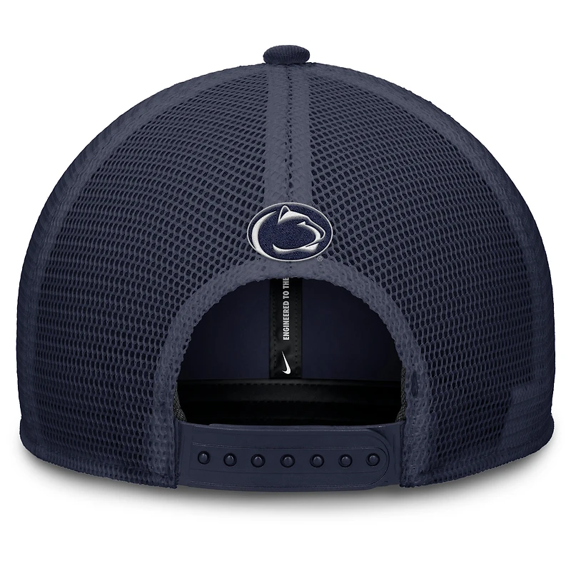 Casquette ajustable Nike Penn State Nittany Lions Rise bleu marine pour homme