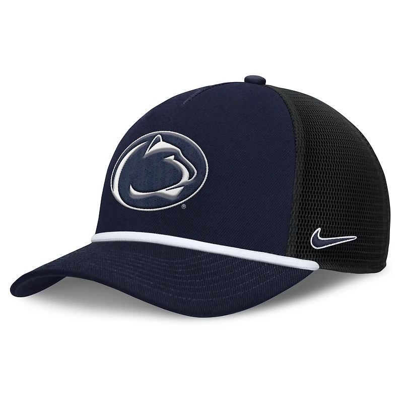 Men's Nike Navy Penn State Nittany Lions Rise Primetime Trucker Adjustable Hat