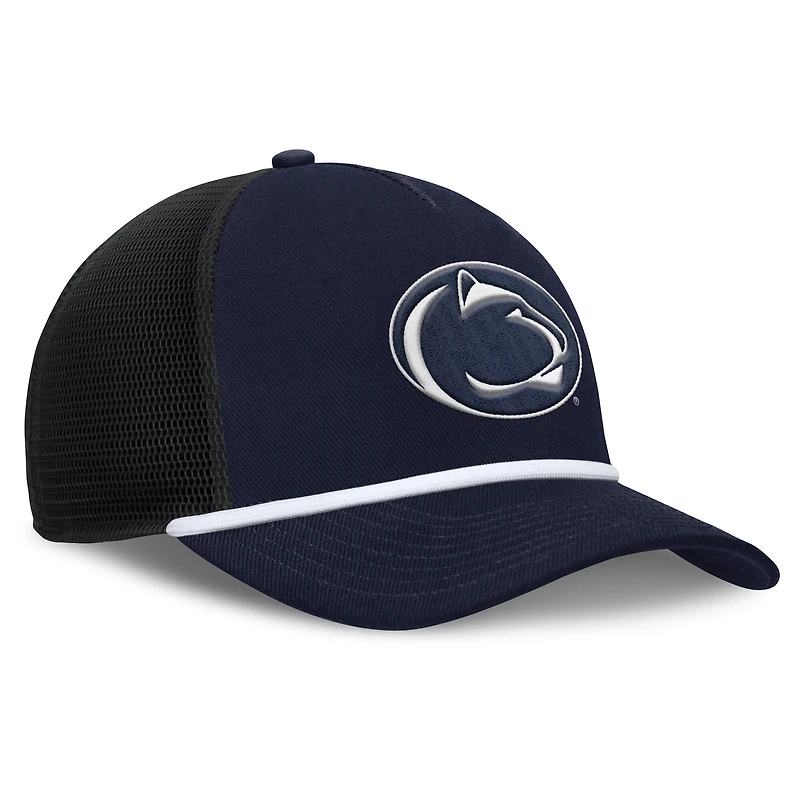Casquette ajustable Nike bleu marine Penn State Nittany Lions Rise Primetime Trucker pour homme