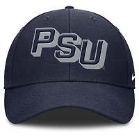 Men's Nike Navy Penn State Nittany Lions Slanted Primetime Rise Performance Adjustable Hat