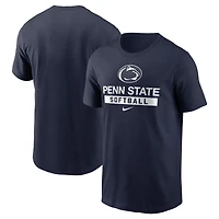 T-shirt de softball Nike Penn State Nittany Lions pour homme bleu marine