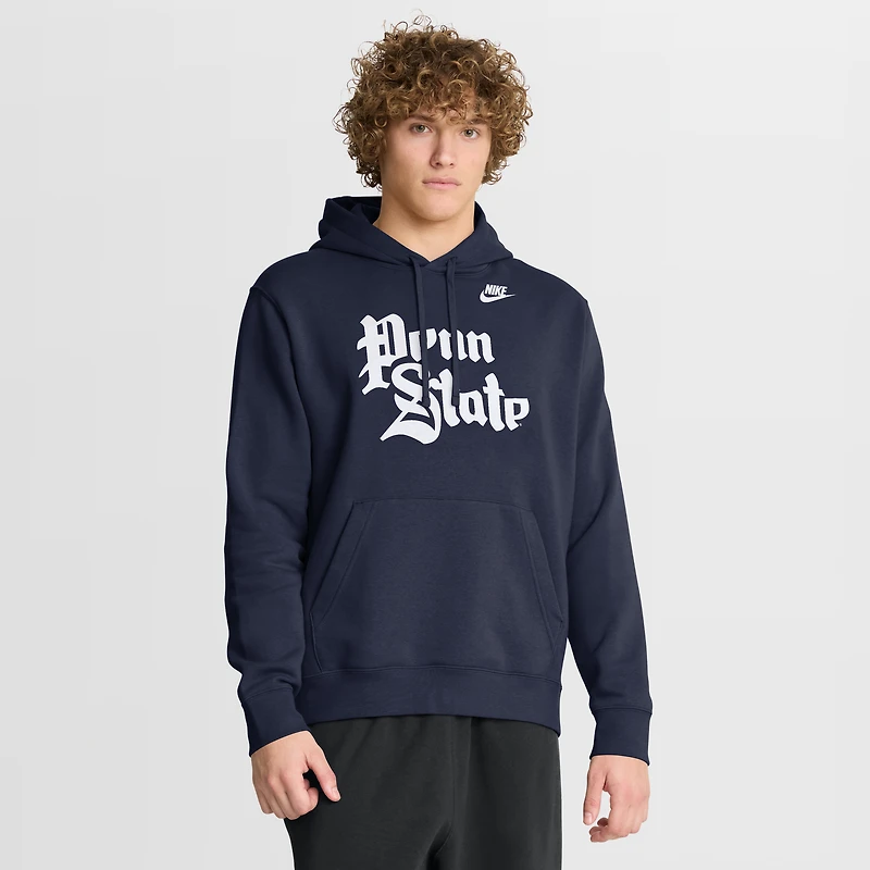 Men's Nike Navy Penn State Nittany Lions Vault Club Hoodie