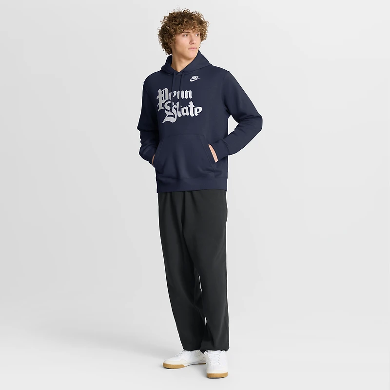Men's Nike Navy Penn State Nittany Lions Vault Club Hoodie