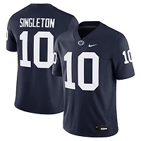 Maillot de football américain Nike Nicholas Singleton bleu marine pour homme des Penn State Nittany Lions NIL