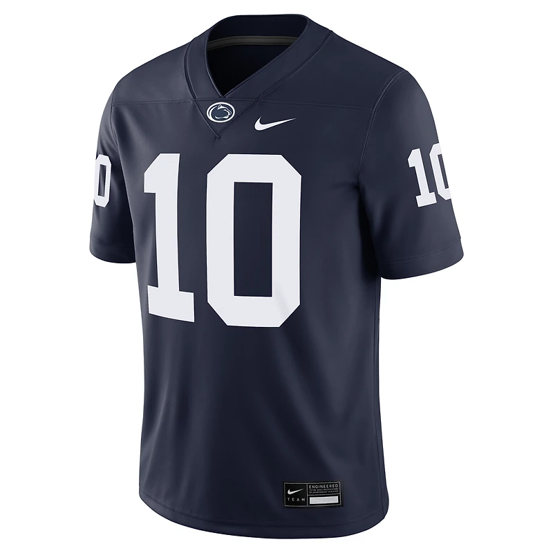 Maillot de football américain Nike Nicholas Singleton bleu marine pour homme des Penn State Nittany Lions NIL