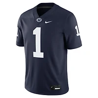 Maillot de match Nike #1 bleu marine Penn State Nittany Lions pour homme