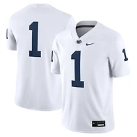Maillot de match Nike #1 blanc Penn State Nittany Lions pour homme