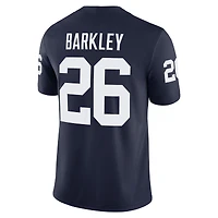 Maillot de match Nike Saquon Barkley bleu marine pour homme des Nittany Lions Penn State