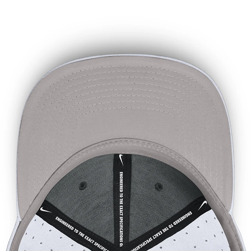 Casquette ajustée Nike True Dri-FIT blanche et marine Penn State Nittany Lions Dugout pour homme