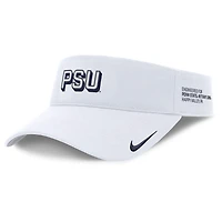 Visière ajustable Nike blanche Penn State Nittany Lions 2025 On-Field Performance Ace pour homme