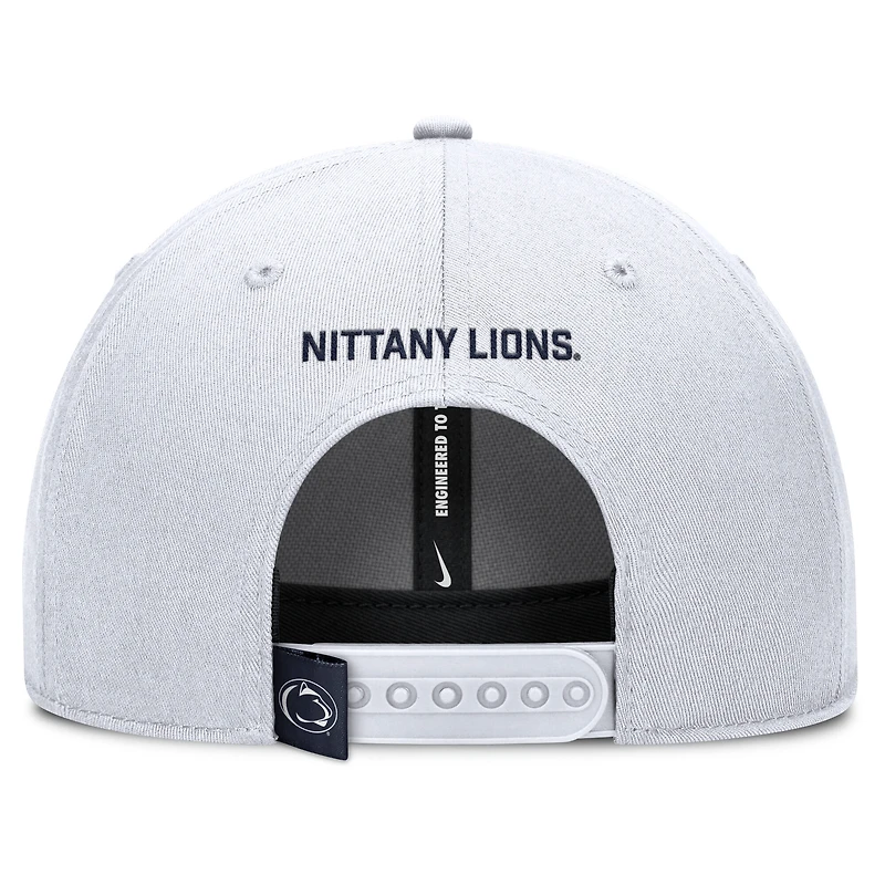 Men's Nike White Penn State Nittany Lions 2025 On-Field Rise Performance Adjustable Hat