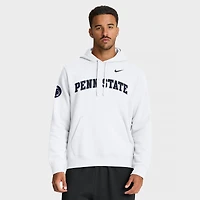 Men's Nike White Penn State Nittany Lions 2025 Sideline Club Fleece Pullover Hoodie