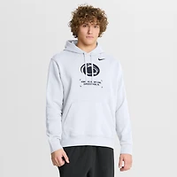 Men's Nike White Penn State Nittany Lions Basketball Two-Hit Club Fleece Pullover Hoodie