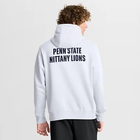 Sweat à capuche polaire Nike blanc Penn State Nittany Lions Basketball Two-Hit Club pour homme