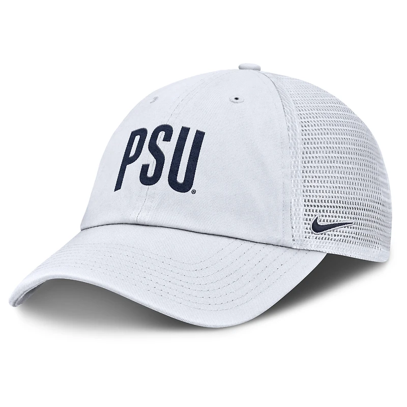 Men's Nike White Penn State Nittany Lions Club Campus Trucker Adjustable Hat