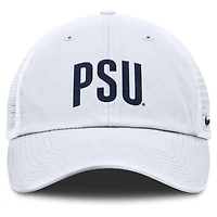 Casquette ajustable Nike blanche Penn State Nittany Lions Club Campus Trucker pour homme