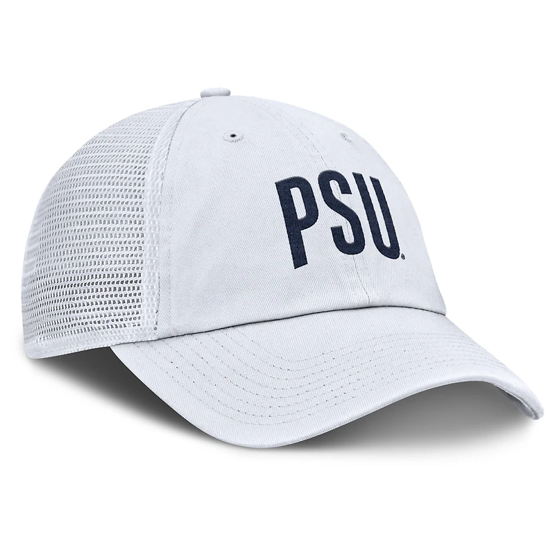 Men's Nike White Penn State Nittany Lions Club Campus Trucker Adjustable Hat