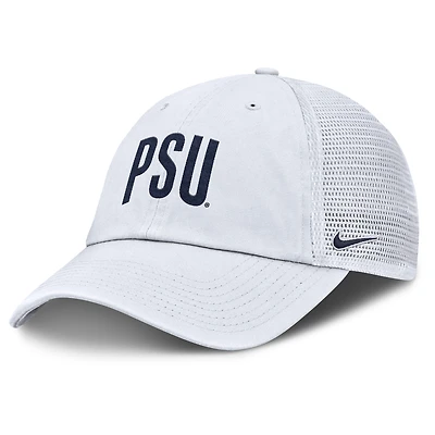 Men's Nike White Penn State Nittany Lions Club Campus Trucker Adjustable Hat