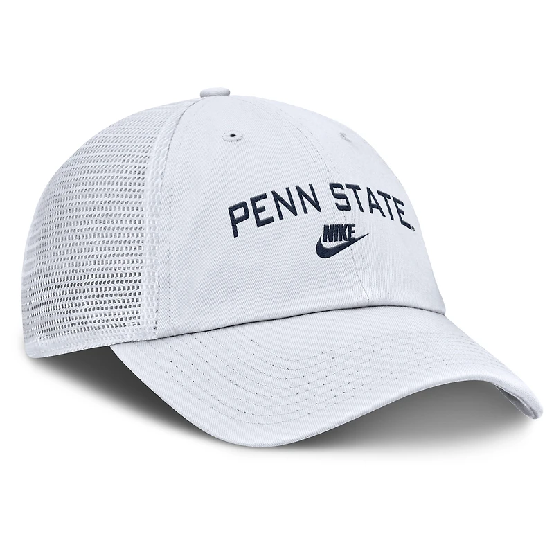 Men's Nike White Penn State Nittany Lions Club Legacy Adjustable Trucker Hat