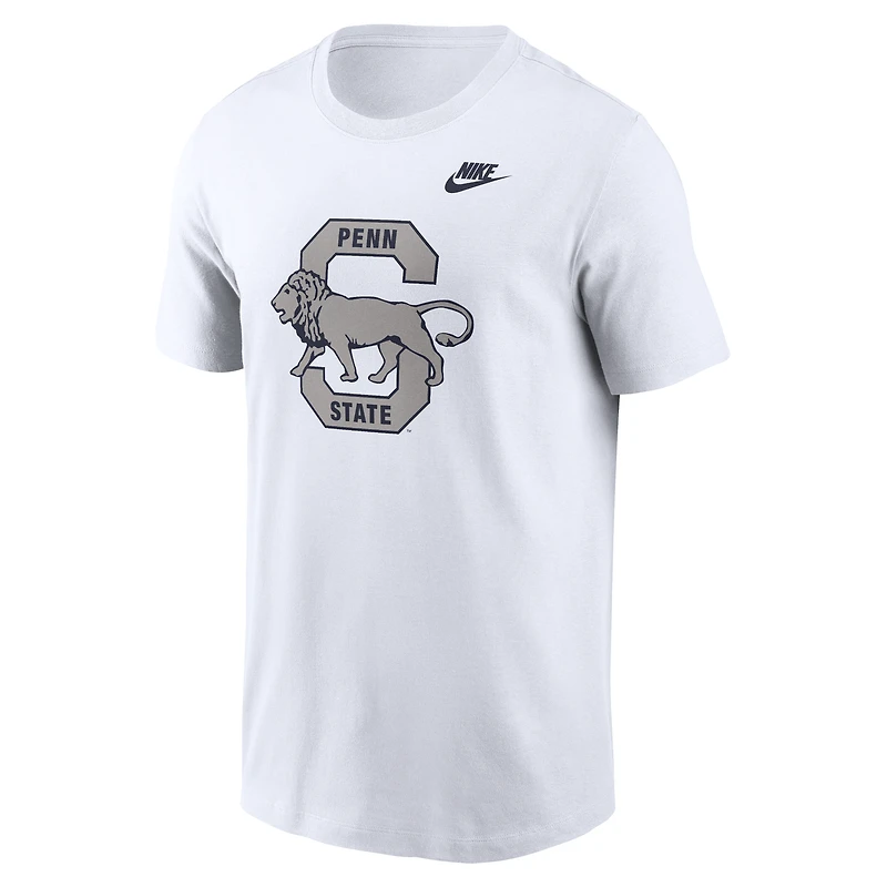 T-shirt Nike blanc avec logo alternatif Penn State Nittany Lions Legacy pour homme