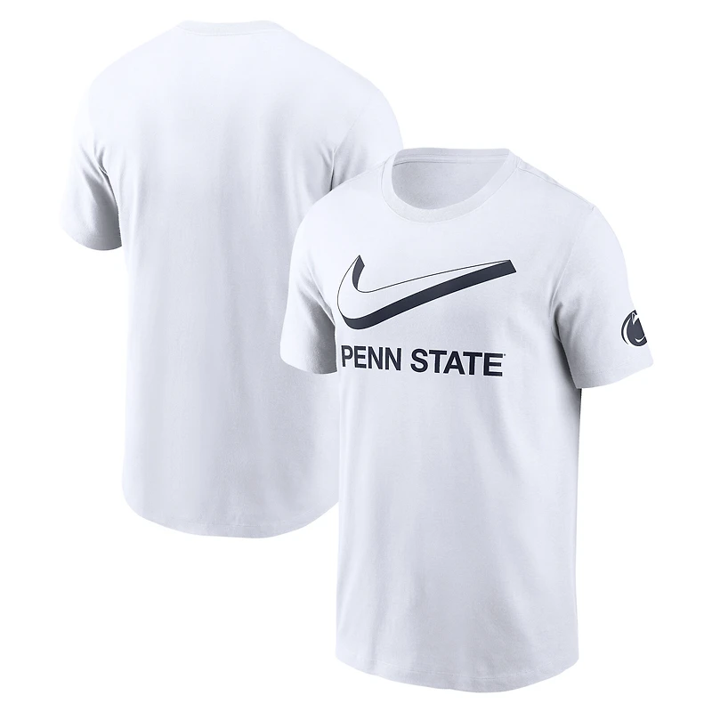 T-shirt Nike blanc Penn State Nittany Lions Primetime à deux points Swoosh pour homme