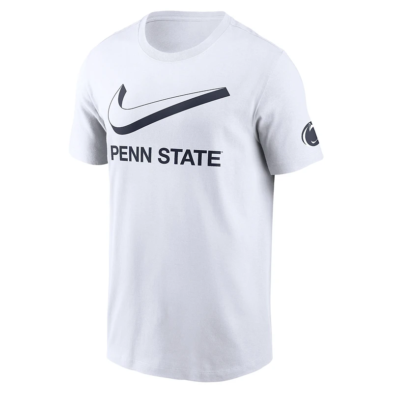 Men's Nike White Penn State Nittany Lions Primetime 2-Hit Swoosh T-Shirt