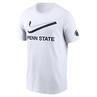 Men's Nike White Penn State Nittany Lions Primetime 2-Hit Swoosh T-Shirt
