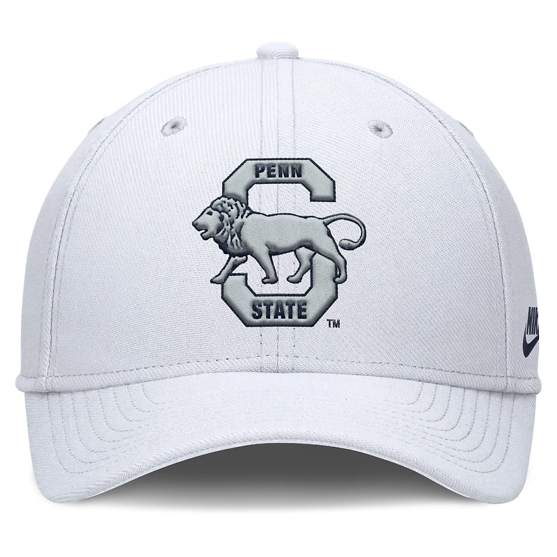 Men's Nike White Penn State Nittany Lions Rise Academic Dri-FIT Flex Hat