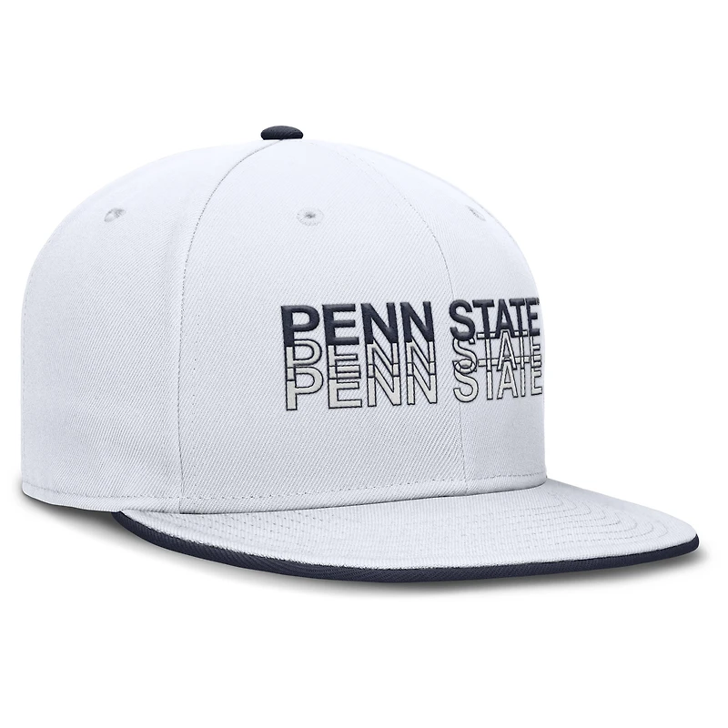 Men's Nike  White Penn State Nittany Lions True Primetime Performance Fitted Hat