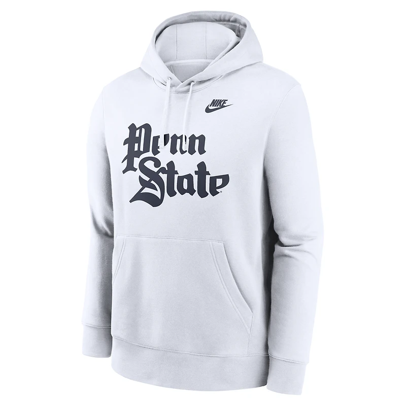 Men's Nike White Penn State Nittany Lions Vault Club Hoodie