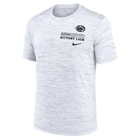 T-shirt Nike blanc Penn State Nittany Lions Velocity Stacked Performance pour homme
