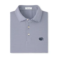 Men's Peter Millar  Navy Penn State Nittany Lions Jubilee Stripe Stretch Jersey Polo