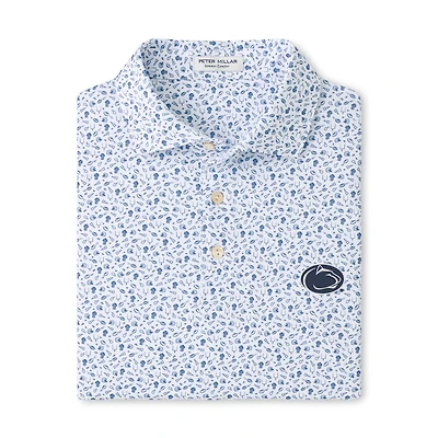 Men's Peter Millar  Navy Penn State Nittany Lions Kick Off Performance Polo