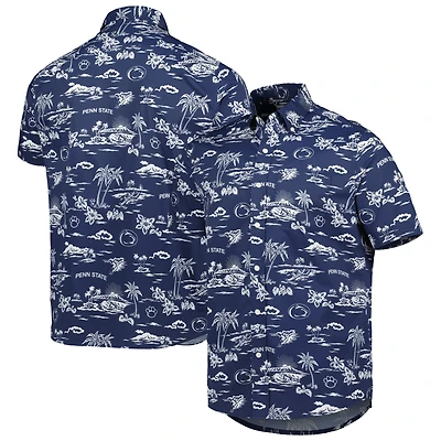 Men's Reyn Spooner Navy Penn State Nittany Lions Classic Button-Down Shirt