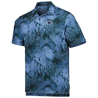 Men's Tommy Bahama Navy Penn State Nittany Lions Big & Tall Coast Luminescent Fronds IslandZone Button-Up Camp Shirt