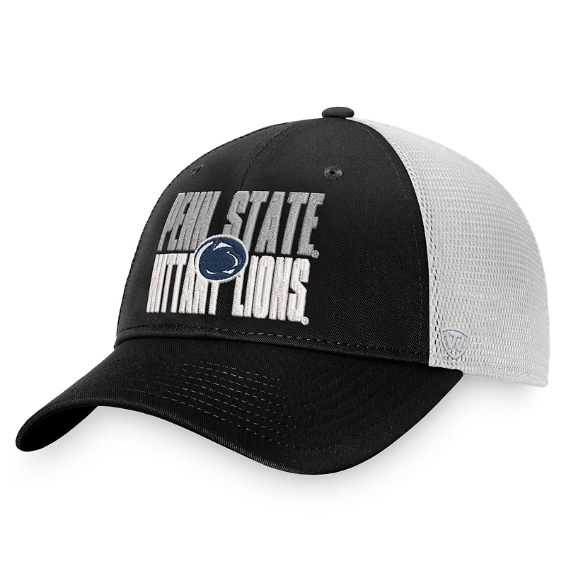 TOP PENNST NOIR AVEC NCAA TOP STOCKPILE TRUCKER HATMENSTR