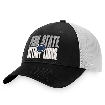 TOP PENNST NOIR AVEC NCAA TOP STOCKPILE TRUCKER HATMENSTR