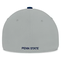 Men's Top of the World  Gray/Navy Penn State Nittany Lions Mick Flex Hat
