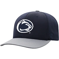 Men's Top of the World Navy/Gray Penn State Nittany Lions Two-Tone Reflex Hybrid Tech Flex Hat