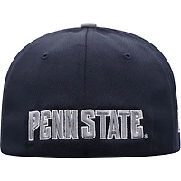 Men's Top of the World Navy/Gray Penn State Nittany Lions Two-Tone Reflex Hybrid Tech Flex Hat